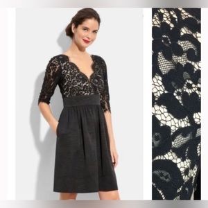 🎀 Eliza J Lace Missy V Dress